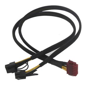 Netwerkhubs 12-pins naar dubbele PCI-E 8-pins 62-pins voedingskabel voor Enermax modulaire PSU 230701