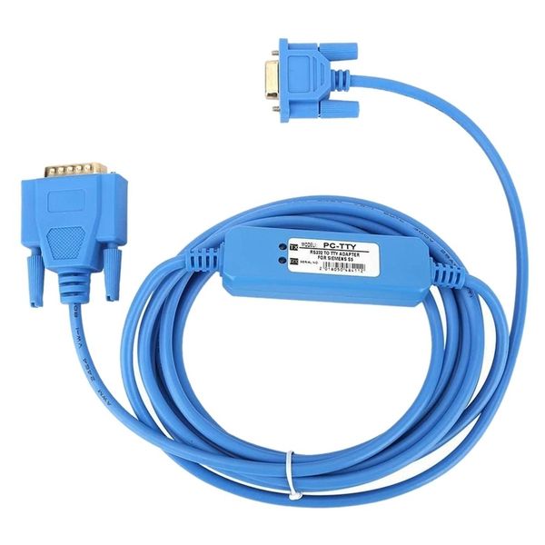 Concentradores de red PC-TTY Cable de programación de PLC La línea de descarga de datos de comunicación es adecuada para Siemens S5 Series 6ES 5734-1BD20 230701