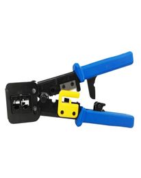 Herramientas de redes EZ RJ45 Stripper de cable Crimper RJ12 Cat5 Cat6 Pressing Clamp Alags Tonks Clip Clipper Kit5932875