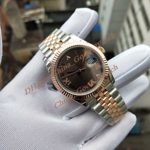 Neutraal model unisex horloges rose goud diamant Romeinse wijzerplaat herenhorloge dames bpf horloge jubileum dames automatische beweging bp stalen riem jurk sapphir polshorloges