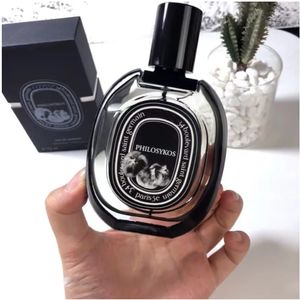 Perfume neutro 75ML Mujer Hombre Fragancia Philosykos DO SON Tam Dao Rose Floral Woody Musk Black Label Eau De Parfum Spray de olor duradero