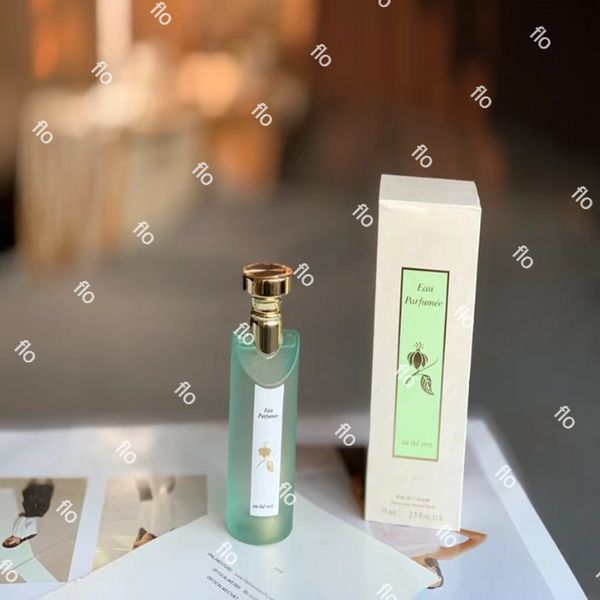 Parfum neutre Eau Parfumée 75 ml au The Vert Beau Noir Blanc Parfum EDC Citrus Aromatique Parfum de dame romantique Odeur longue durée Parfums Spray Fast Ship