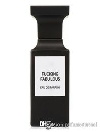 Parfum neutre Fucking Fabulous Leather Amande Vanille Bouteille noire mate Vaporisateur de parfum 100ML EDP Parfum élégant Plus haute quali1706744