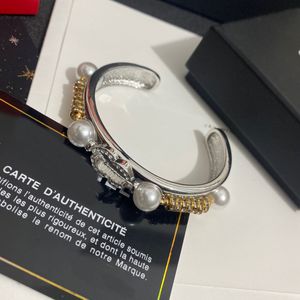 Ne jamais fondre bracelet bracelet tampon femmes Braceuse de concepteur de luxe Bracelet Crystal Original 925 Gift Lovers de mariage en cuivre plaqué en argent