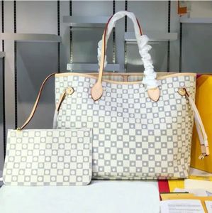 Nooit een tas vol witte designer tas luxurys handtassen Never Bakken Volledige portemonnees Designer Woman Handtas Laptop Tas Sling Bag Louiskahn Pochette Bag Dames Purse