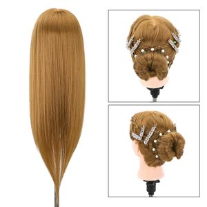 Tête de formation professionnelle de Neverland avec 50% de cheveux réels pour la tête de mannequin de coiffure pour coiffure coiffure coiffure poupée tête de poupée