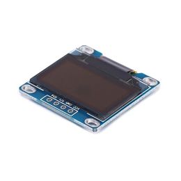 Nouveau 0,96 pouce IIC série 4pin blanc / bleu / jaune module d'affichage OLED bleu / jaune 128x64 12864 Carte d'écran LCD pour Arduino Oled pour Arduino