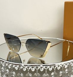 Topluxe herenzonnebril 1.1 Millionaire Z1993E Acetaat zonnebril voor mannen en vrouwen vierkant volledig frame Vintage unisex glanzend goud goed verkocht verguld met originele doos