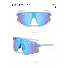 Nuevo 0akley Gafas de sol de diseñador Mujeres 0akley Gafas de sol deportivas Gafas de sol para hombre Gafas de montar al aire libre Uv400 Lente polarizada de alta calidad Revo Tr-90 Marco 3hcwk