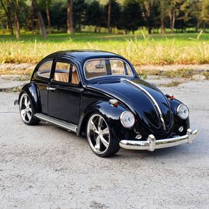 NIEUW 1 18 KLASSIEKE Auto Beetle Alloy Car Model Diecasts speelgoedvoertuigen verzamelen auto speelgoedjongen verjaardagscadeaus T230815