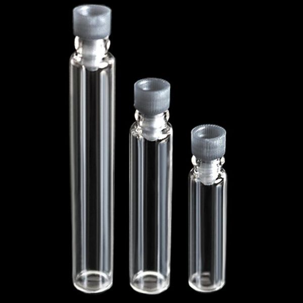 Nouveau 1/2/3 ml bouteille de tube à essai de parfum sous-emballage d'huile essentielle petit échantillon bouteille de parfum en verre portable bouteille de sous-emballage d'essai de parfum