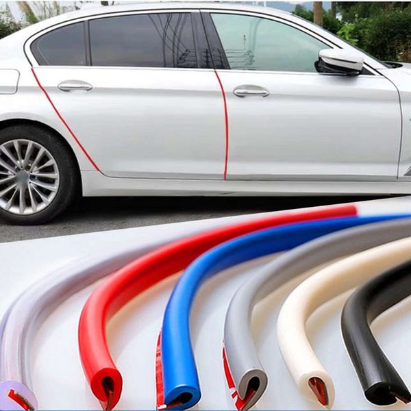 Nouveau 1/2/5m Universal Edge Gardes Carry Rubber Car Car Type Moulage Moulage Scellant Strip de protecteur Scratch pour auto