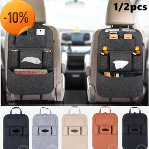 Nuovo 1/2 Pcs Auto Car Seat Back Multi-Pocket Storage Bag Organizer Holder Accessorio Auto Pieghevole Storage Organization Car Carry Bag