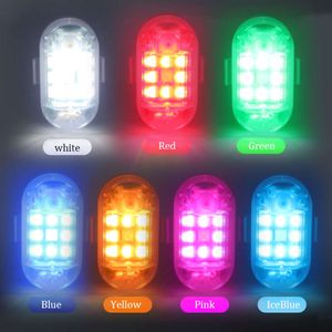 Lumière stroboscopique LED avec télécommande sans fil, 1/2x, pour voiture, moto, vélo, Drone, Scooter, lampe d'avertissement, indicateur Flash, nouveau