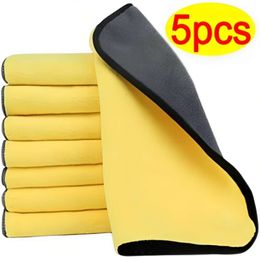 Nieuwe 1/3/5 Stuks Microfiber Handdoek Auto Microfiber Washanddoek Microfiber Reinigingsdoekje Auto Wassen Drogen Handdoek Auto detaillering 30/40/60cm