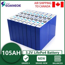 NIEUW 1-32PCS 3.2V 105AH LIFEPO4 Batterijpakket Lithium Iron Phospha-cellen DIY 12V 24V 36V 48V 96V voor EV RV Solar RV EU US Tax Free