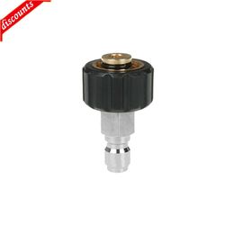 Nouveau adaptateur de pistolet à eau haute pression à connecteur rapide 1/4 "pour Lance en mousse de neige Karcher HDS avec buse en mousse à filetage femelle M22