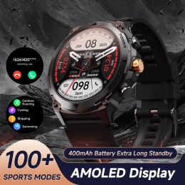 T53 Nieuwe 1,43 inch AMOLED Smart Watch Roterende knop IP68 Waterdichte Fitness Watch Smartwatch Voice Assistant Sport Hartroather Men
