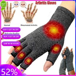 Gants de Compression pour l'arthrite, 1 paire, Premium, soulagement des douleurs articulaires, gants pour les mains, thérapie, doigts ouverts, nouvelle collection