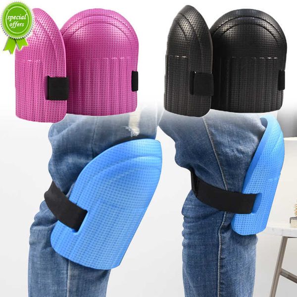 Nouveau 1 paire de genouillères de Sport travail en mousse souple genouillères sécurité au travail auto Protection pour le jardinage nettoyage genouillère de protection