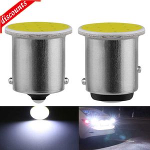 Nouveau 1 pièces ampoule LED de voiture COB P21W 1156 BA15S clignotant P21/5W BAY15 D1157 feux d'arrêt de frein de stationnement arrière 12V 7000K blanc