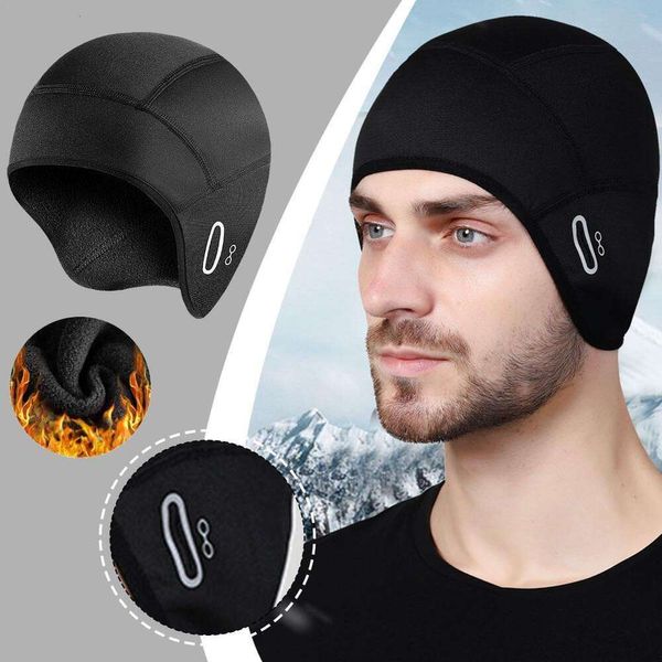 Petit casque de cyclisme en plein air, doublure de Protection d'oreille, couvre-tête coupe-vent polaire chaud pour ski de montagne, chapeau froid, 1 pièce, nouveau