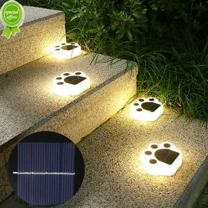 Nouveau 1 pièces solaire LED extérieur patte d'ours lumières étanche pelouse lumière jardin prise de terre lumière enterré lumière paysage lumière décorative
