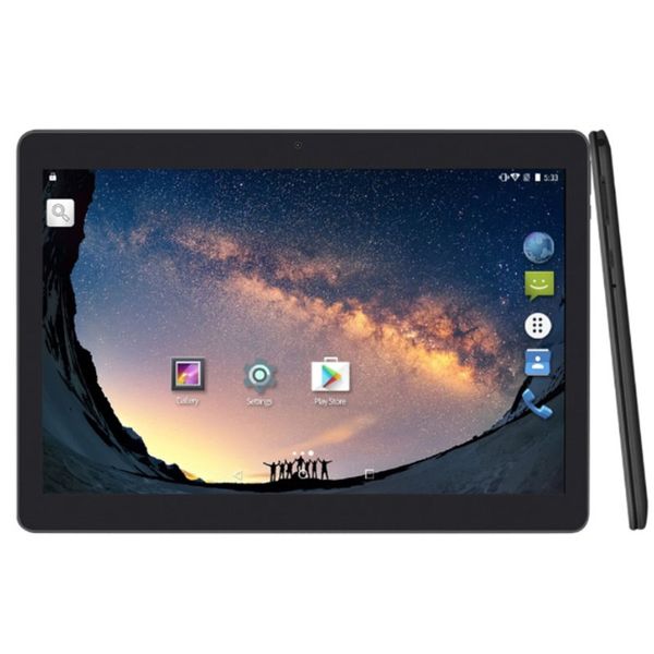 Nouvelle tablette de 10,1 pouces PC Google Play Double caméras Quad Core Double Sim Android 8.1 Appelles téléphoniques Tablettes Bluetooth WiFi 4GB RAM 64 Go ROM