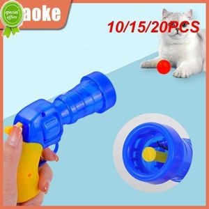 Nouveau 10/15/20 pièces drôle chat jouets jouet balle formation jouet pour animaux de compagnie coloré chat Teaser bâton interactif Durable