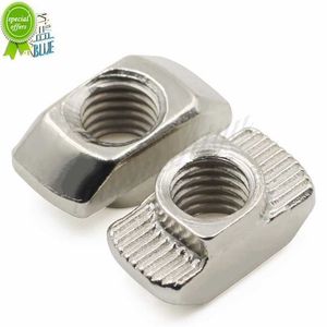 New 10/20/50/100pcs M3/M4/M5*10*6 for 20 Series Slot T-nut Sliding T Nut Hammer Drop In Nut Fasten Connector 2020 Aluminum Extrusion