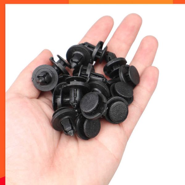 Nouveau 10/20/50 pièces 8mm Auto attaches Rivets Clips voiture pare-chocs porte panneau garde-boue doublure Clips retenue pour Honda Nissan