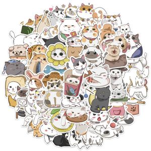 NIEUW 10/20/60PCS Esthetische kat Grappige kittenstickers draagbare stationaire telefoonbox waterfles sticker schattige sticker voor kinderen meisje cadeau