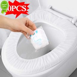 Nieuwe 10/20 PCS Toiletbril Wegwerp Covers Veiligheid Toiletbril Mat Set Draagbare Reizen Hotel Badkamer Toiletpapier Pads Accessoires