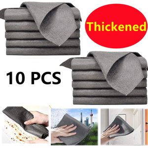 3/5/10 Pcs Auto Verdikte Magic Schoonmaakdoekje Herbruikbare Microfiber Wassen Vodden Glas Veeg Handdoek Voor keuken Spiegels Auto Windows