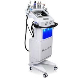 Vente directe d'usine 10 en 1 machine de beauté microdermabrasion soins de la peau traitement du visage aqua peel équipement de beauté à l'oxygène