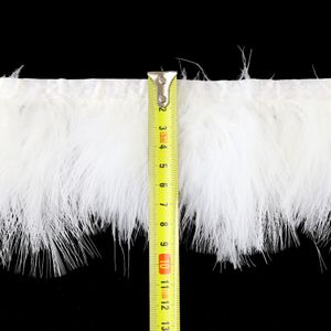 Nouveau 10 mètres / pack marabou trims de plumes naturelles de dinde de dinde plumes franges franges douces de panache décoratif doux couture