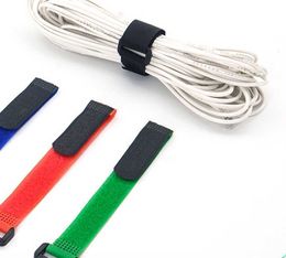 Nieuwe 10 ST 2*30mm Herbruikbare Bevestiging Tie Nylon Haak Lus Duurzaam Multil Purpose zelfklevende Hoge kwaliteit Band Kabel Opslag Ties