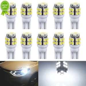 Nieuwe 10 Stuks Auto Led Signaal Licht T10 W5W 194 12V 20SMD 7000K Wit Auto Interieur Koepel deur Kaarten Lezen Lamp Kofferbak Kentekenverlichting