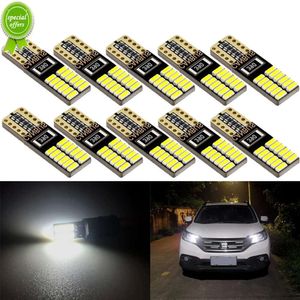 Nieuwe 10 PCS T10 W5W LED 194 LED Lamp Canbus 12 V 4014 24SMD 7000 K Witte Auto signaal Licht Interieur Dome Reading Tunk Kentekenverlichting