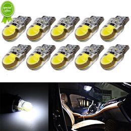 Nieuwe 10 PCS T10 W5W LED Signaal Bubl Auto-interieur Dome Leeslamp COB 12 V 7500 K Wit auto Wedge Side Turnk Deur Kentekenverlichting