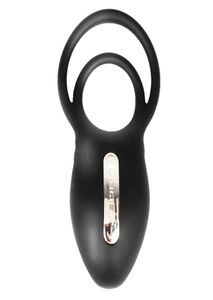 Nieuwe 10 snelheden Penis Vertraging Ejaculatie Vibrator Ring Vibrerende USB Oplaadbare Clitoris Stimulator Volwassen Speeltjes voor Mannen Vrouwen S12557979
