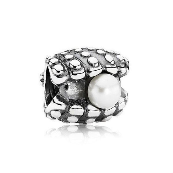 NOUVEAU 100% 925 Sterling Silver 1: 1 Authentique 791134P Seashell and Pearl Bracelet Original Women Jewelry