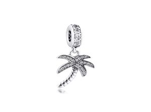 Nouveau 100% 925 argent Sterling perles originales palmier breloque bijoux à bricoler soi-même pour les femmes convient P bracelet à breloques européen 6182395