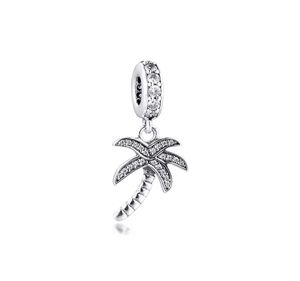 Nieuwe 100% 925 Sterling Zilver Originele Kralen Palmboom Charme DIY Sieraden voor Vrouwen Past P Europese Charms Bracelet9243272