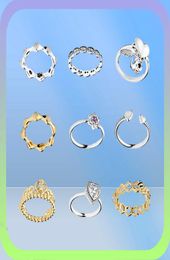 Nuevo 100 925 Ring de plata esterlina 197187 191045en23 167116en16 190923cz 190990acz 190929cz 197295cz 167295cz Gift14691296312977