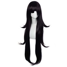 Nouveau 100 Cm de Long Dangan Ronpa Tsumiki Mikan Cosplay Danganronpa hommes femmes résistant à la chaleur cheveux synthétiques Anime perruques C40K215