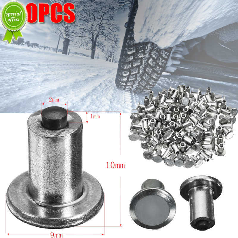 New 100Pc/lot Winter Wheel Lugs Car Tires Studs Screw Snow Spikes Wheel Tyre Snow Universal Chains Studs For Auto Car Truck Motorcle