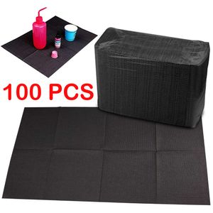 Tapis de nettoyage jetable pour tatouage, 100 pièces, nappes en papier imperméables, feuilles à Double couche, accessoires de tatouage, couvre-serviettes 45x33cm, nouveauté