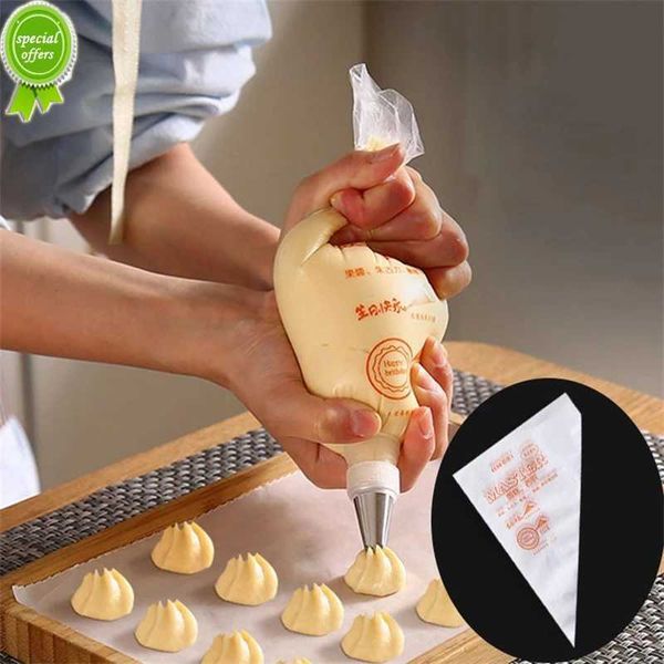 Nouveau 100 pcs Laminage Buse Sac En Plastique Jetable Transparent Petite Taille Crème Gâteau Squeeze Sac Cuisson Dessert Gadgets De Cuisine