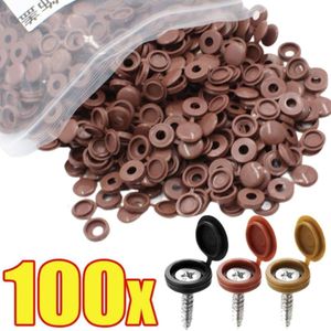 Nieuwe 100 Stuks Nagels Schroefdop Stofkappen voor M4/M5 Bouten Phillips Schroef Plastic Beschermhoes Moer Nagel caps Auto Decor Accessoires